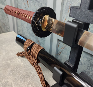 Kojiro Ryujin Katana with bo-hi brown