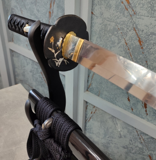 Munenori Tamahagane Wakizashi Tančó