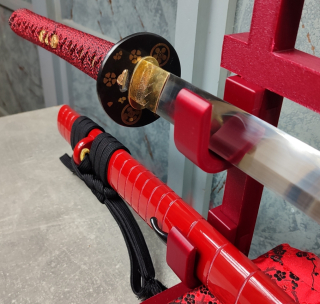 Munenori Katana Red Samurai